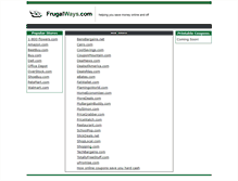 Tablet Screenshot of frugalways.com